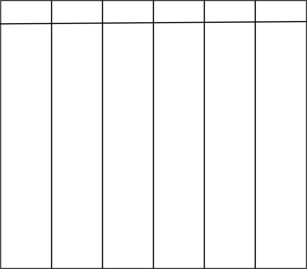 Printable 6 Column Chart Prntbl concejomunicipaldechinu gov co