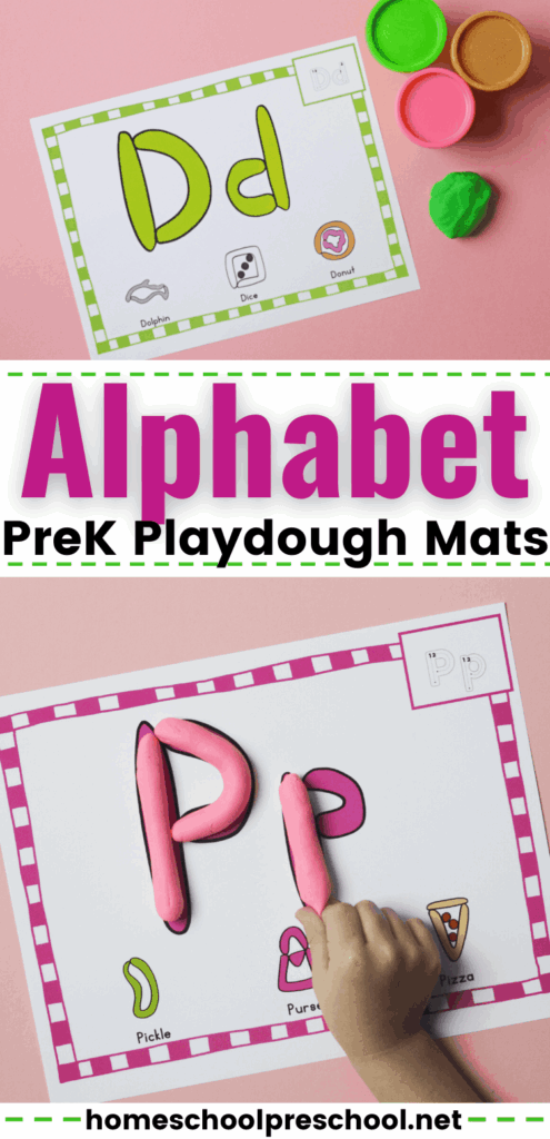 Printable Alphabet Playdough Mats For Preschoolers Riset
