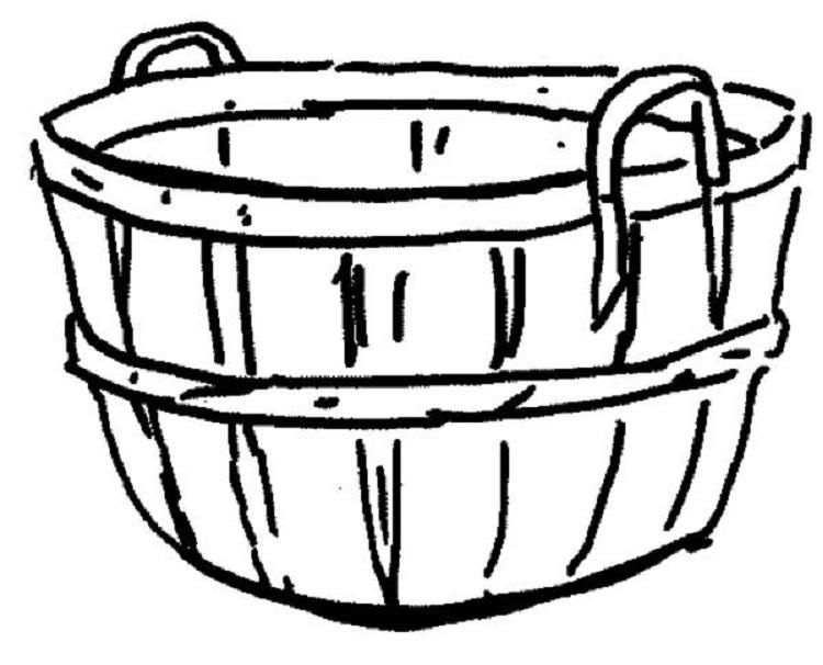 Printable Apple Basket Template