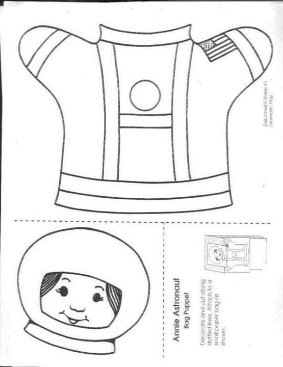 Printable Astronaut Template