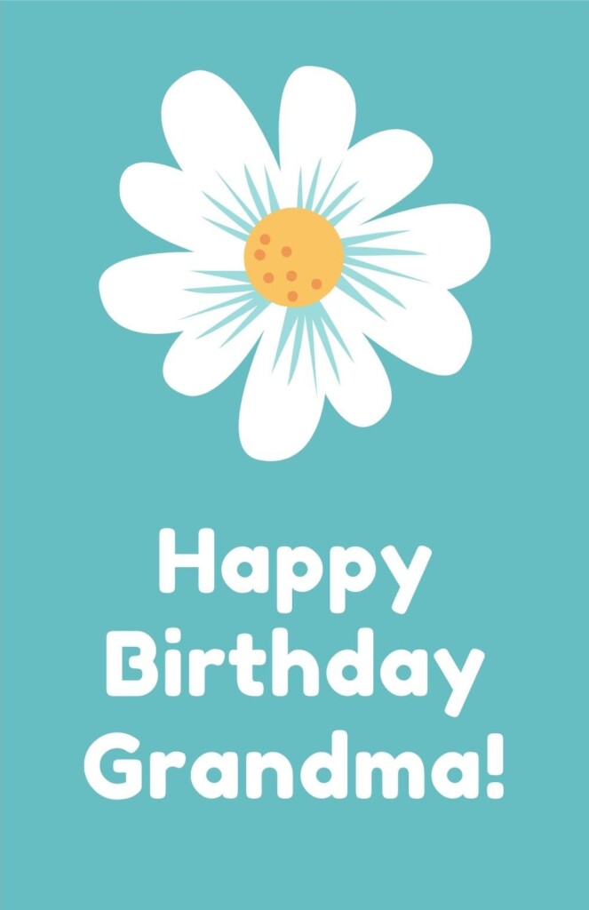 Printable Birthday Cards Gift Ideas For Grandma