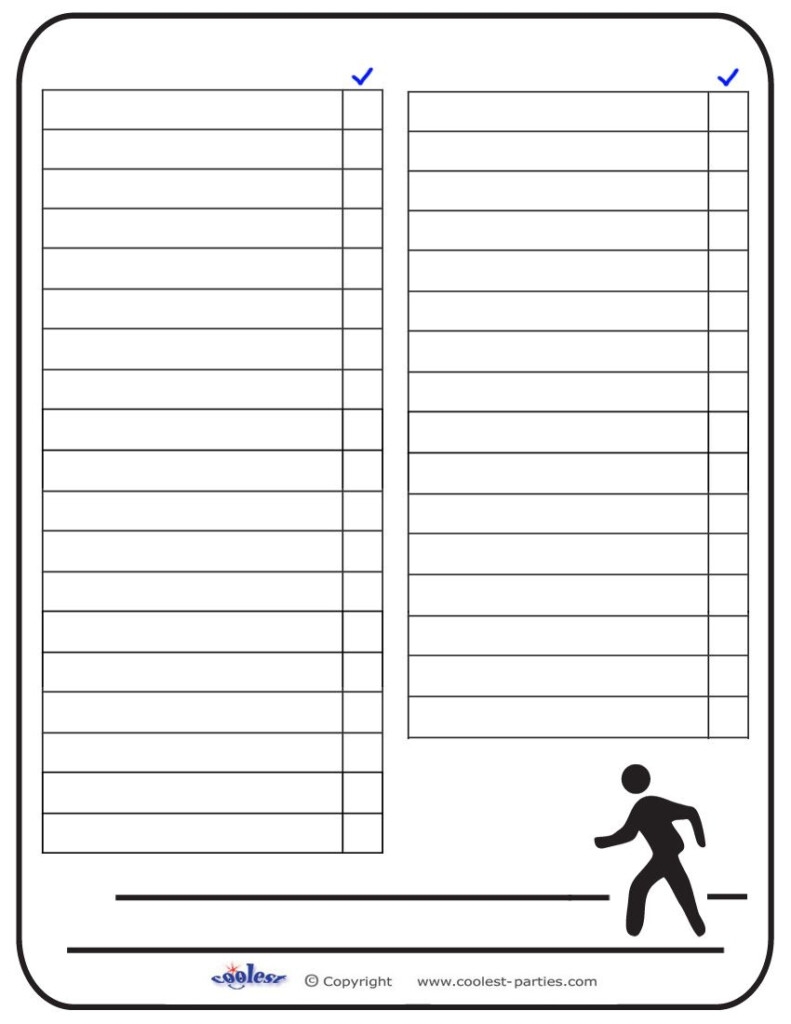 Printable Blank Scavenger Hunt Template Printable Scavenger Hunt