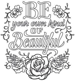 Printable Bold Line Coloring Pages