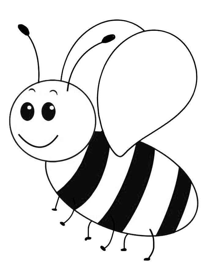 Printable Bumble Bee Coloring Page Free Printable PDF 