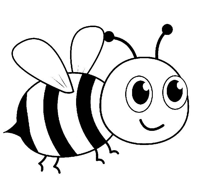 Printable Bumble Bee Coloring Page Free Printable PDF