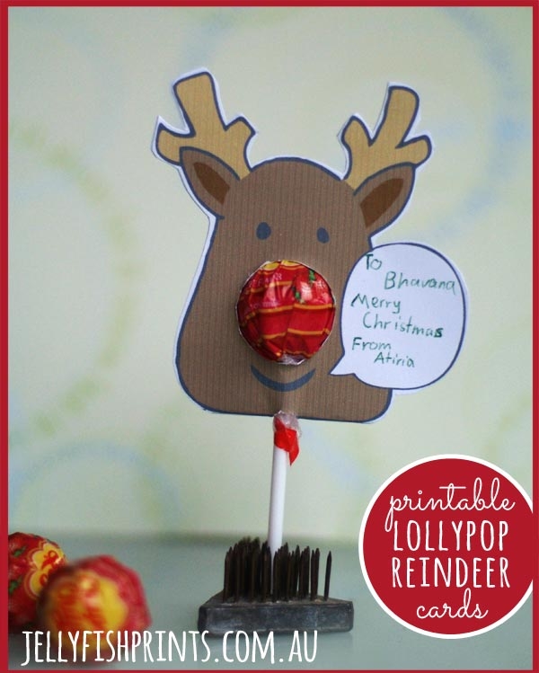 Printable Childrens Christmas Cards Jellyfish Prints