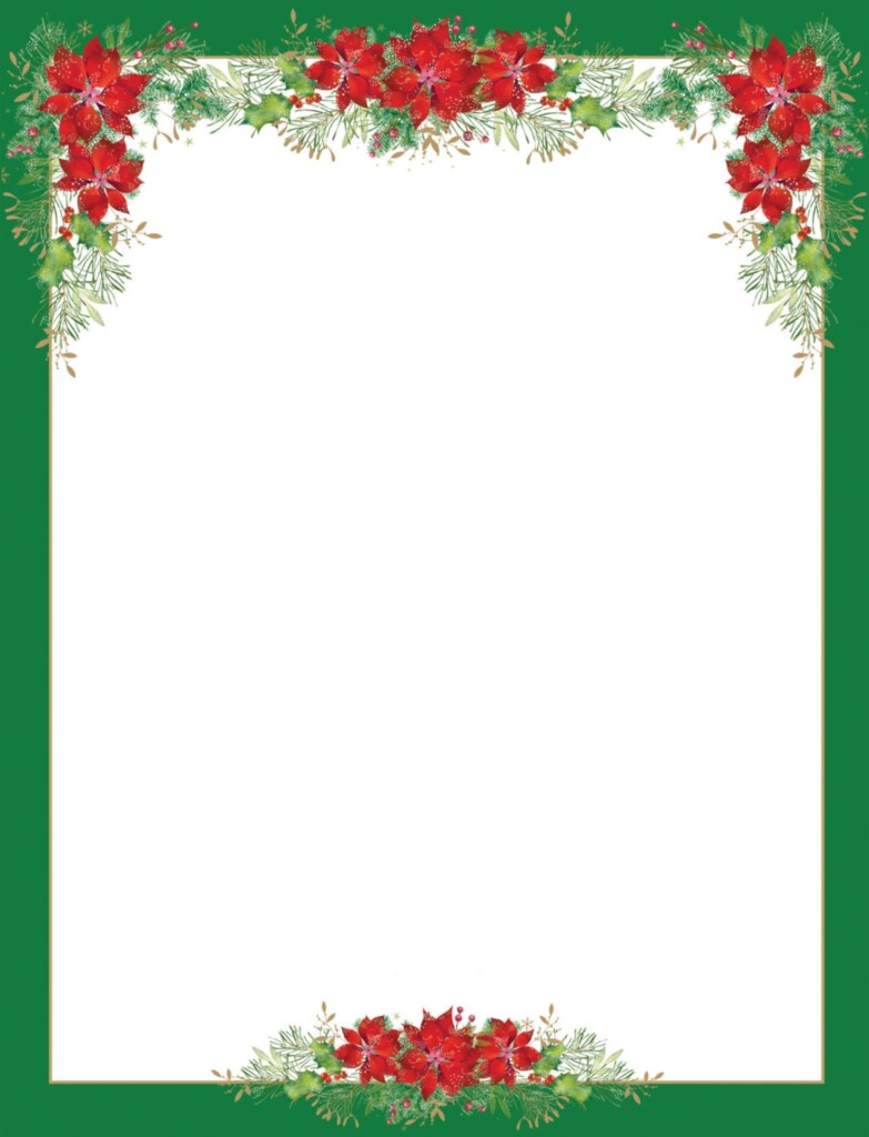 Printable Christmas Letterhead