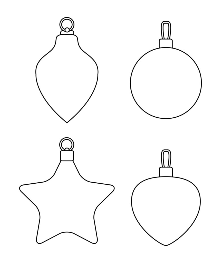 Printable Christmas Ornament Template