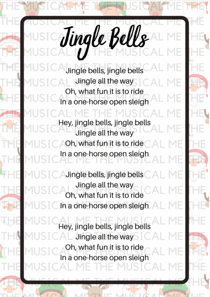 Printable Christmas Song Lyrics FREE Printable A Z