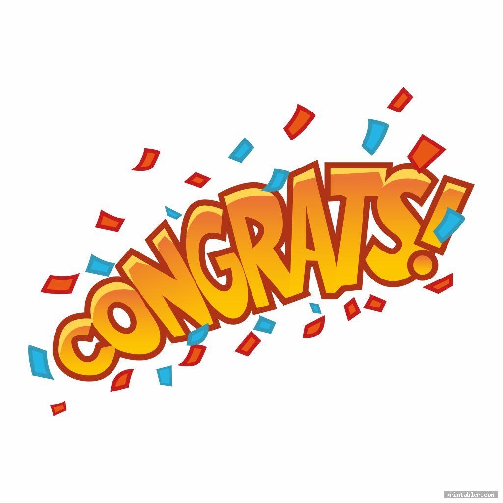 Printable Congrats Banner