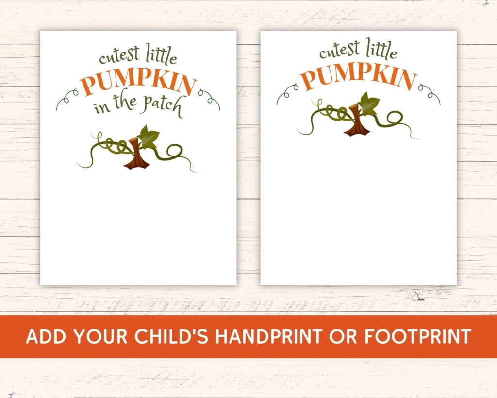Printable Cutest Pumpkin In The Patch Instant Download Etsy