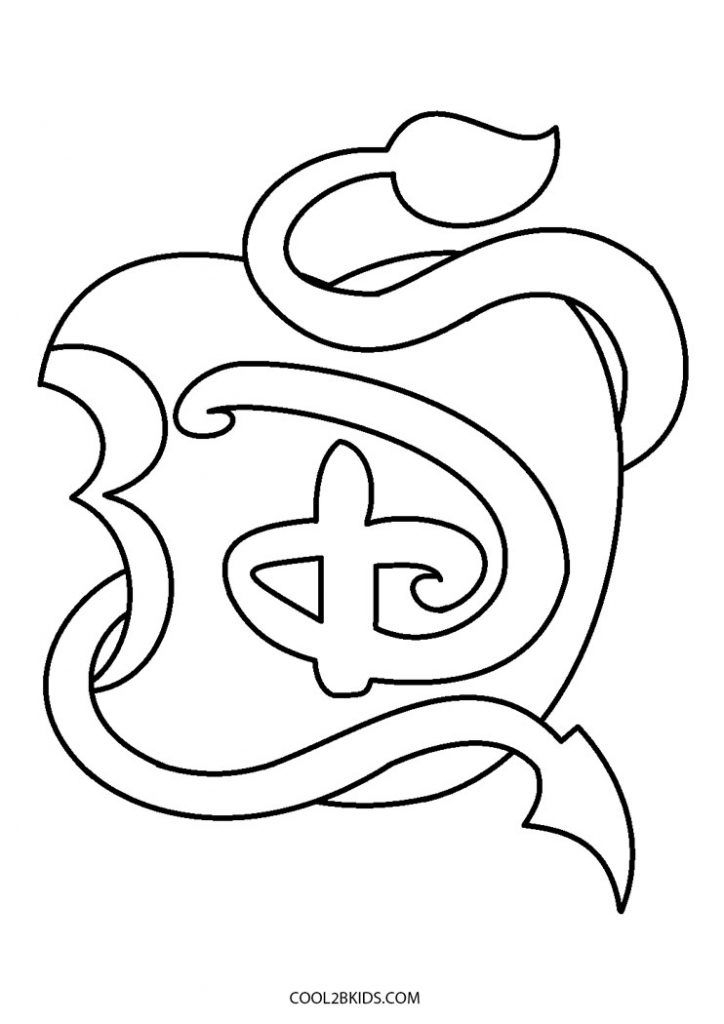 Printable Descendants Coloring Pages Dev onallcylinders