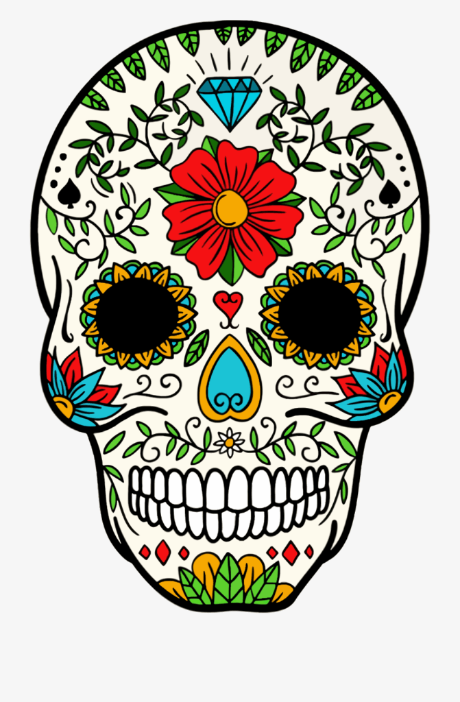 Printable Dia De Los Muertos Skull Printable Templates Free