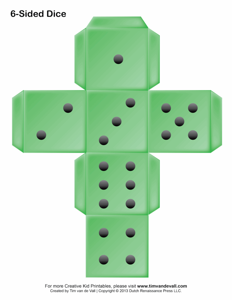 Printable Dice Cliparts co