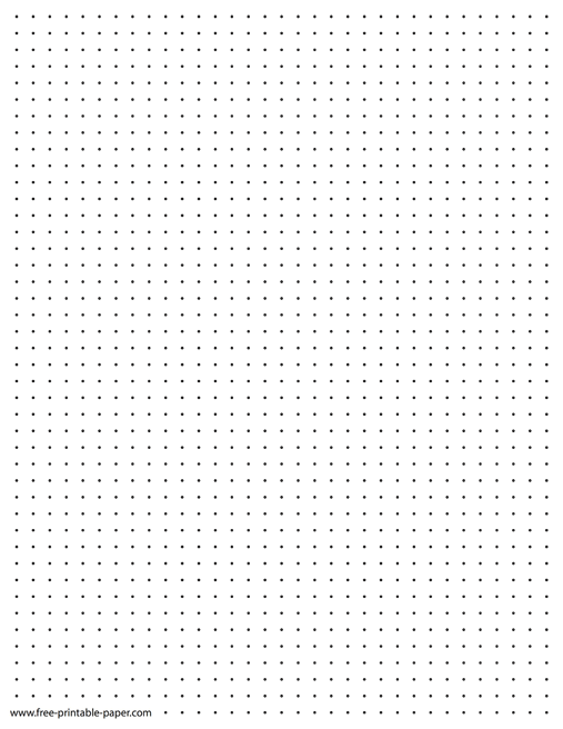 Printable Dot Paper Quarter Inch Dotted Grid Paper Free printable