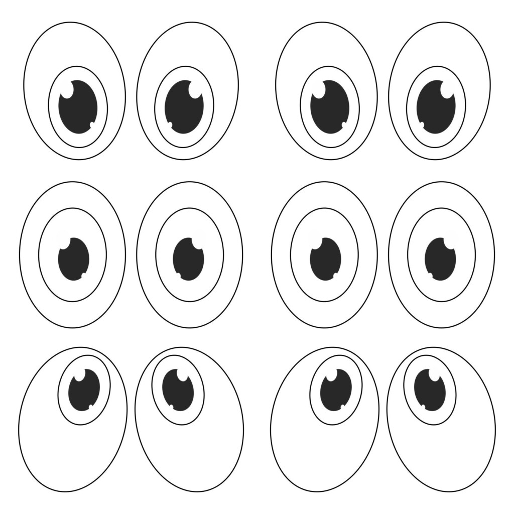 Printable Eyes Template Templates Printable Free Template Printable 