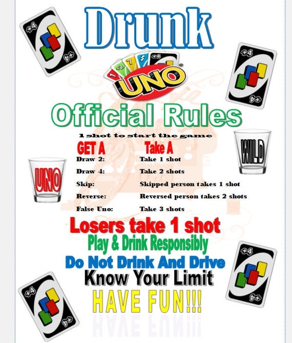 Printable Free Printable Drunk Uno Rules Pdf Printable Word Searches