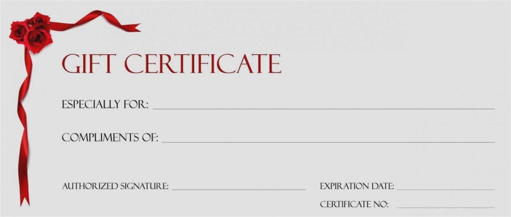 Printable Gift Certificates For Hair Salon