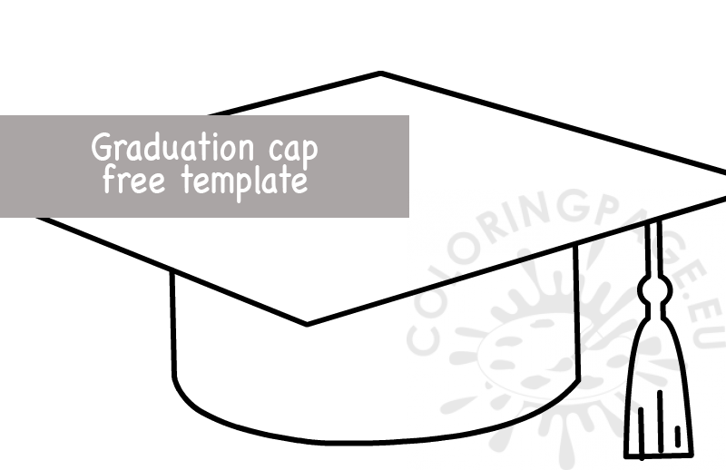 Printable Graduation Cap Top Template