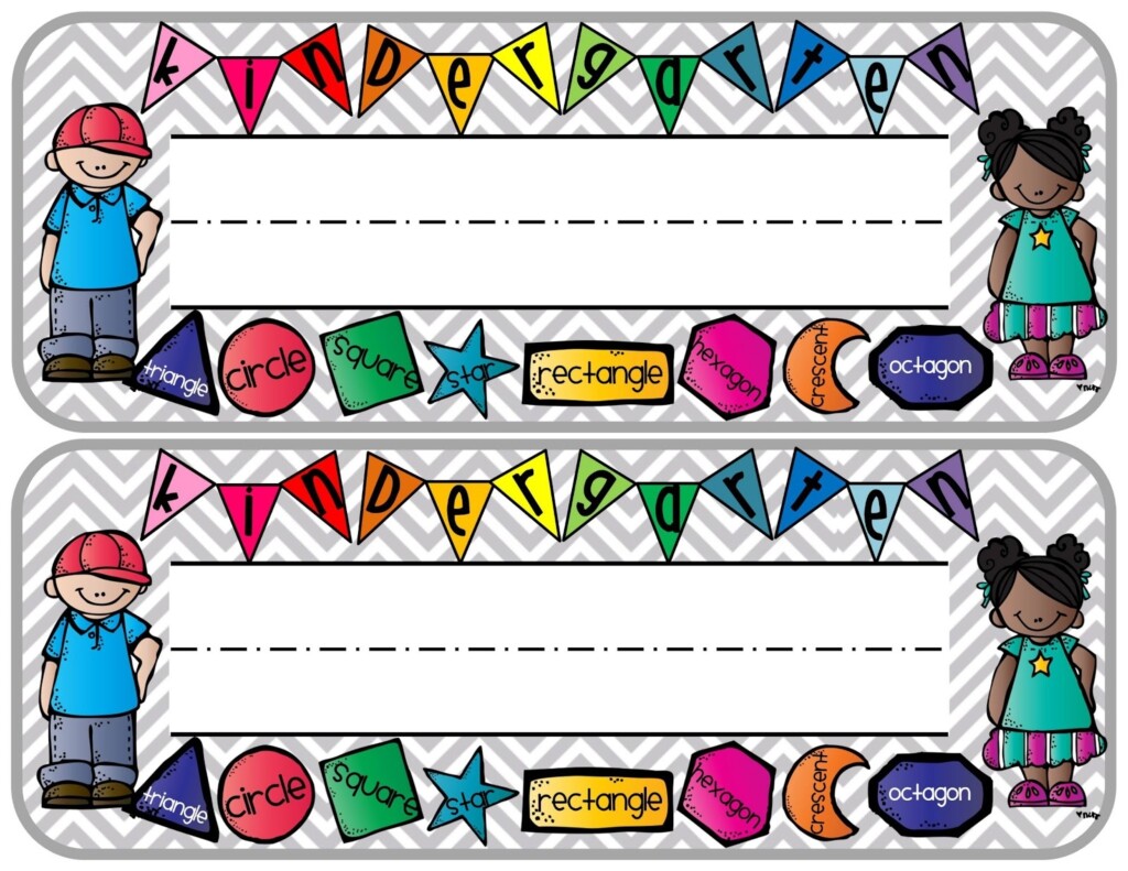 Printable Name Plate