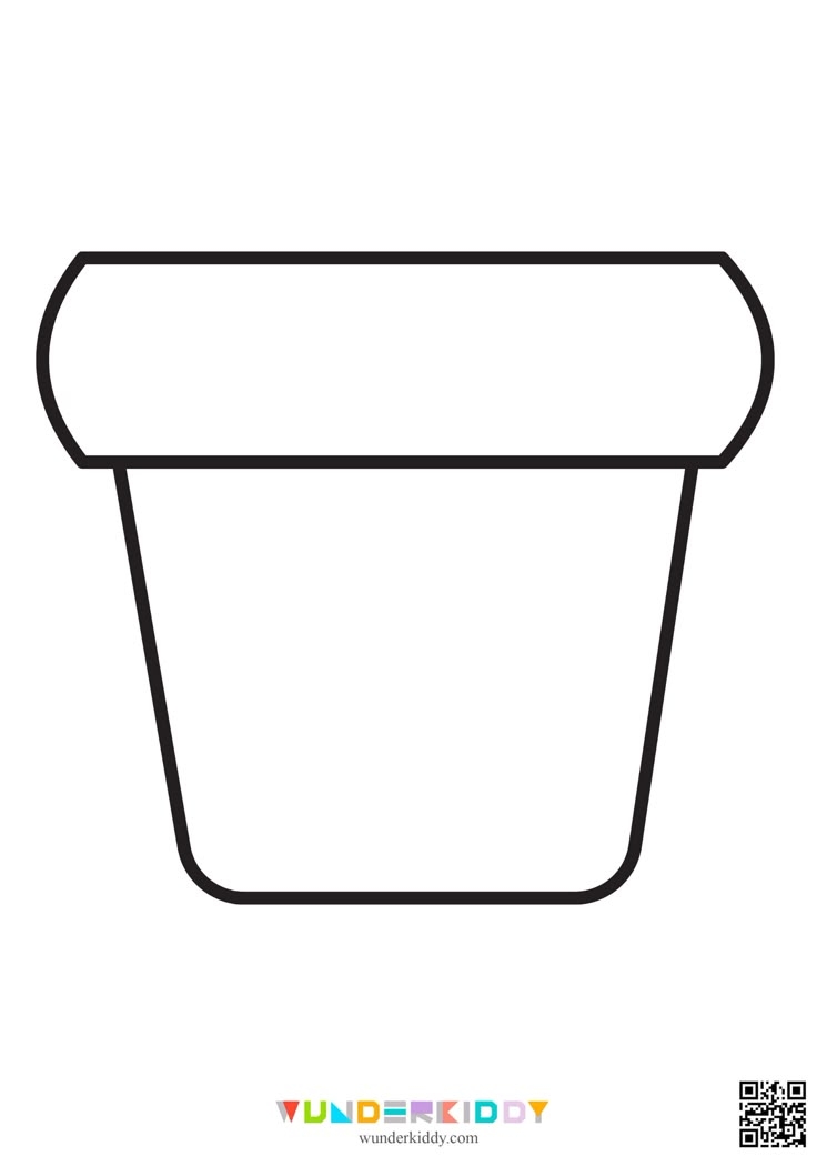 Printable Template Flower Pot For Mother 39 s Day Crafts For Kids En 2024