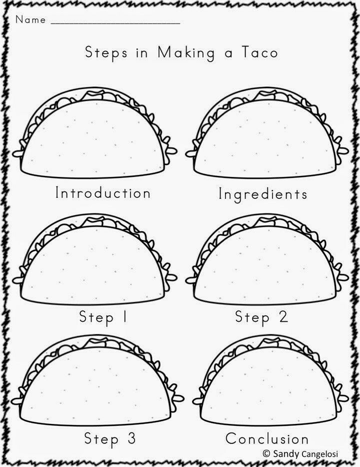 Procedural Writing How To Make Tacos