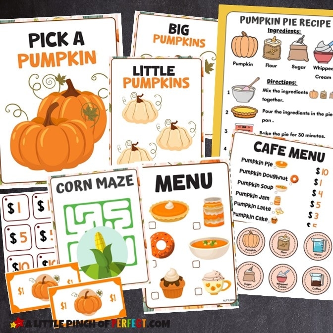 Pumpkin Patch Dramatic Play FREE Printable FUN For Fall Or Halloween 