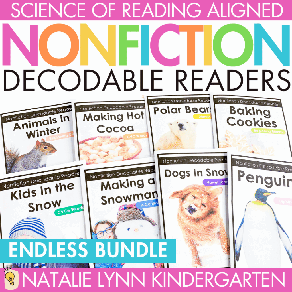 Santa Differentiated Nonfiction Decodable Reader Christmas Decodable Books