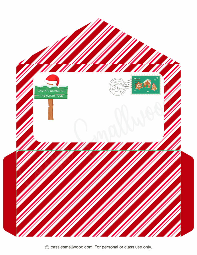 Santa Envelope Cassie Smallwood