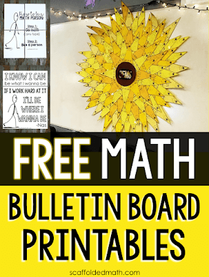 Scaffolded Math And Science Absolutely Free Math Bulletin Board Printables