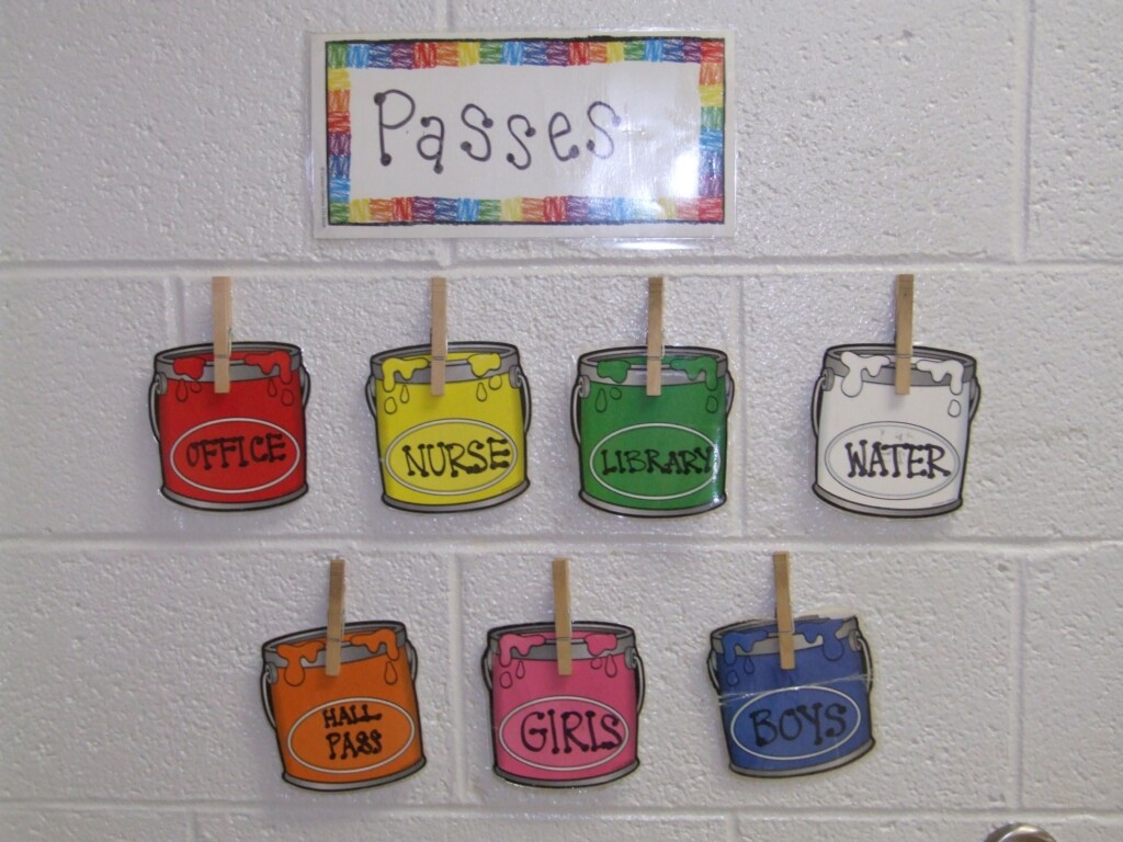 School Bathroom Pass Printable