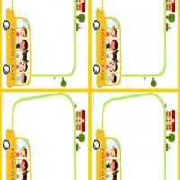 School Bus Name Tags