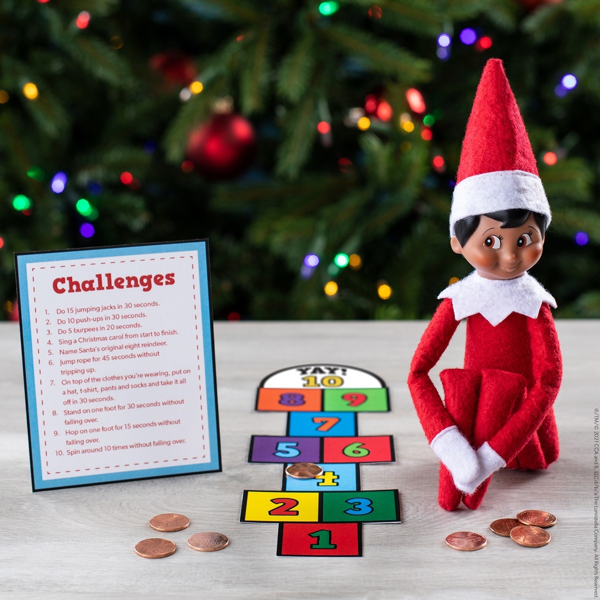 Scout Elf Hopscotch The Elf On The Shelf