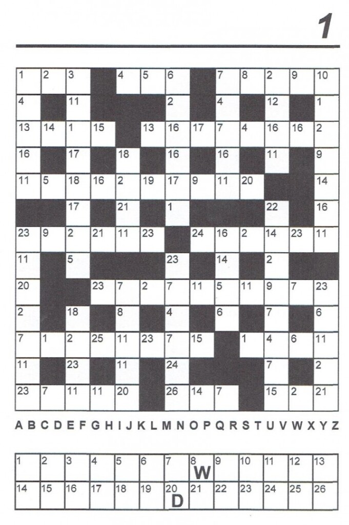 Simon Shuker Code Cracker Volume 14 AllGoods Printable Crossword 