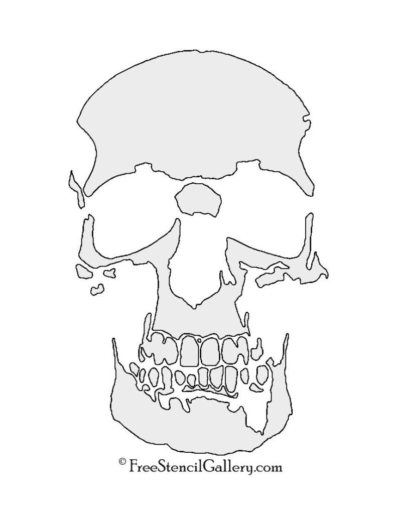 Skull Stencils Free Printable Free Printable