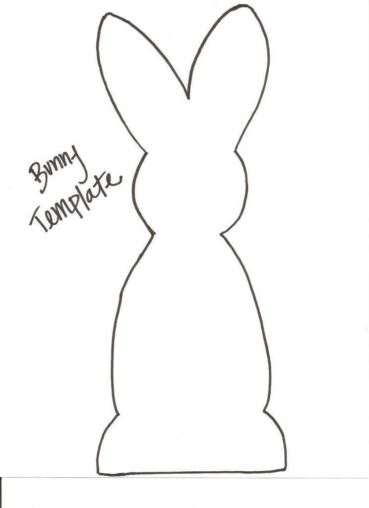 Small Bunny Template Printable Content Calendar Template