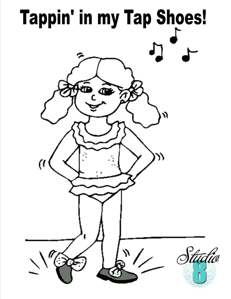 Tap Dance Coloring Pages Coloring Home