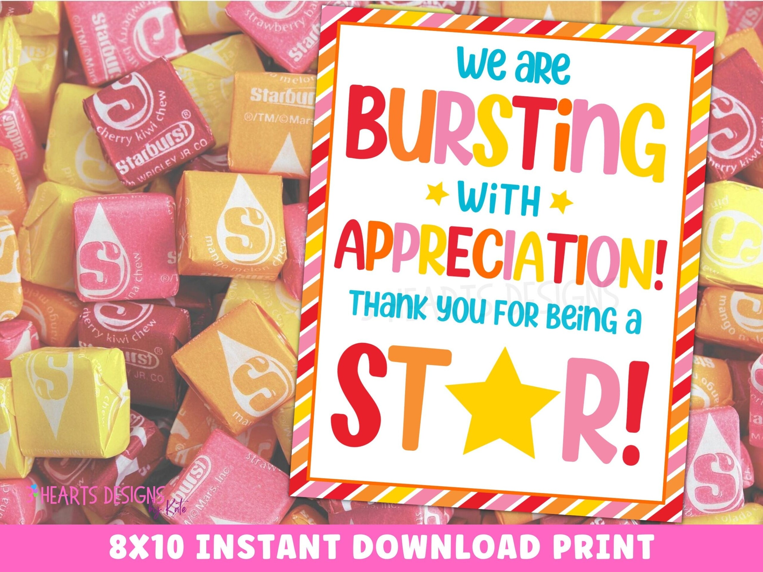 Teacher Appreciation Printable Sign Download For Staff And Colleague