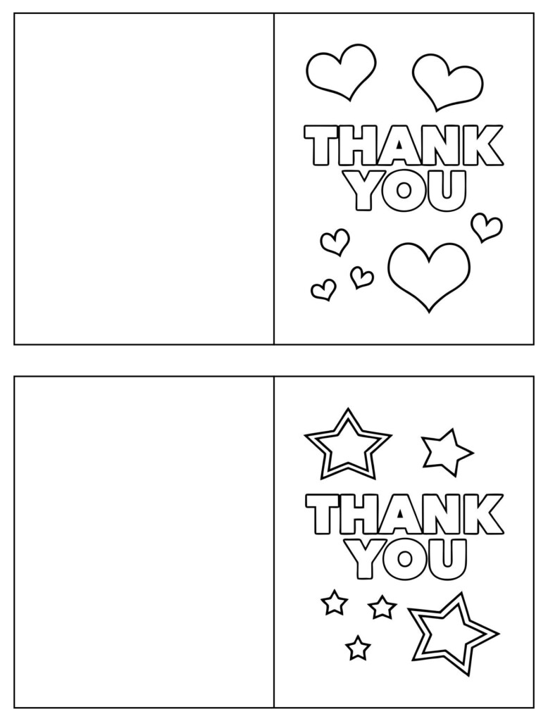 Thanksgiving Thank You Cards Printable Printablee Thank You Cards 