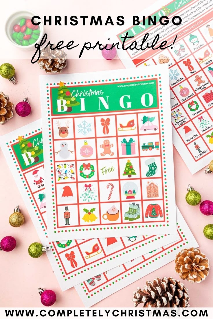 This Adorable Christmas Bingo Free Printable Is A Fun Christmas Game
