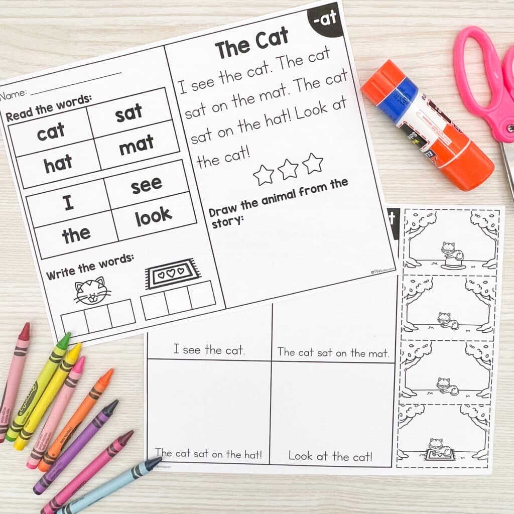 Tips For Using Printable Decodable Readers In Kindergarten Miss 