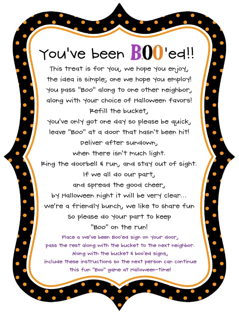 You 39 ve Been Boo 39 ed Poem I Made To Go With The BOO Gift You 39 ve Been 